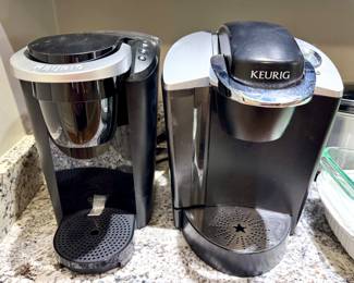 (SOLD; Keurig--like new, shown on left) (SOLD; Keurig--shown on right)