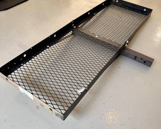 $90; large basket cargo carrier with solid metal construction; 60x18