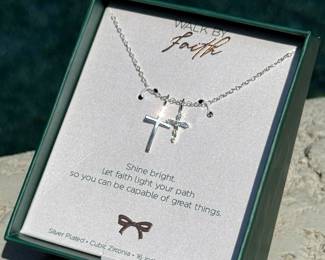 SOLD; "Walk by Faith" necklace