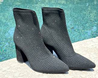 $30; Mia ankle glitter boots; size 9