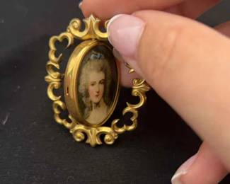 Two Sided Antique Brooch