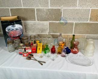Assorted Vintage Glassware