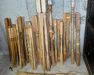 Assorted Wooden Table Legs