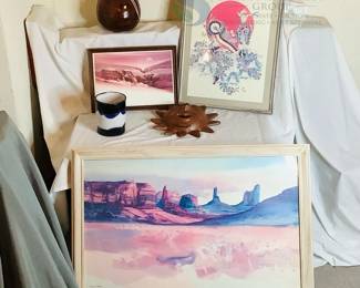 Framed Artwork Collection by Howard R. Larsen & More