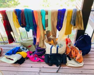 Multi-Brand Collection of Bags and Scarves