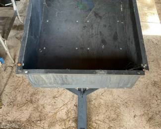 Black Metal Utility Cart