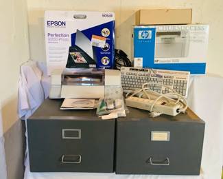 Epson Perfection V200 Photo Scanner, HP LaserJet 1020 Printer, Office Bundle