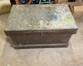 Antique Wooden Toolbox