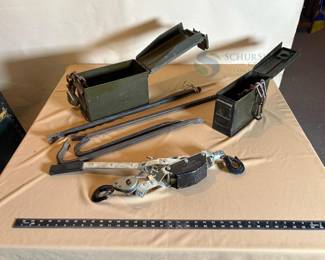 Mini Hand Pull Set, Crowbars, & Ammo Cans