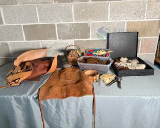 Leather Crafting Supplies & Tools Set