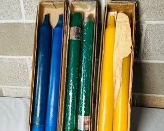 Diamond Taper Candles