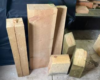 Various Sizes Lumber Blocks