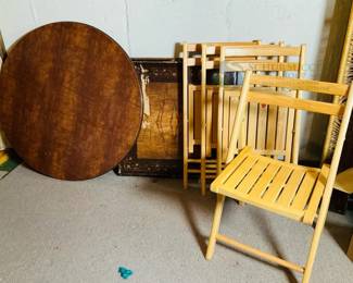 Folding Tables and Chairs