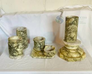 Onyx Marble Architectural Column Pieces