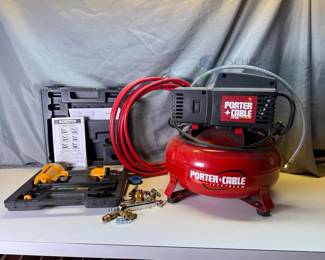 Porter-Cable Air Compressor & Bostitch Brad Nailer