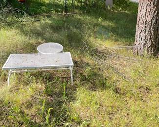 Outdoor Metal Mesh Patio Tables