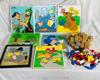 Vintage Playskool & More Puzzles and Toys