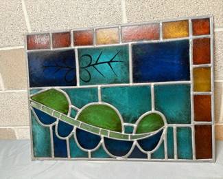 Stained Glass Window Panel