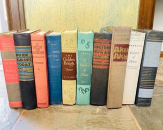 Collection of Classic Hardcover Books,1950s Editions