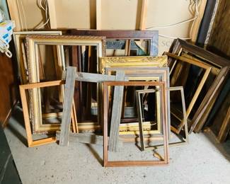 Vintage and Modern Wooden Picture Frames