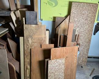 Assorted Lumber and Wood Sheets