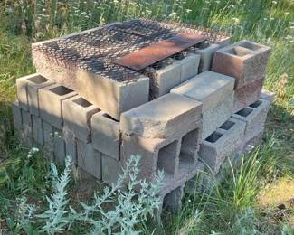 Cinder Blocks and Wire Mesh