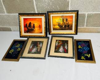 Birds, Ships, and Floral Painting Collections
