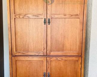 Solid Wood Entertainment Center