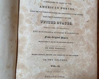 The Life of George Washington, 1846