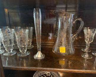 Vintage glassware from Grandmother