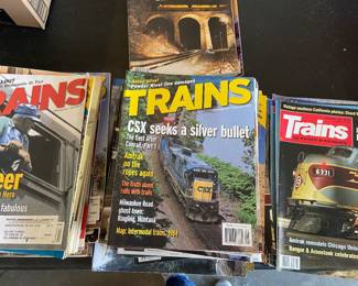 Vintage Trains magazines