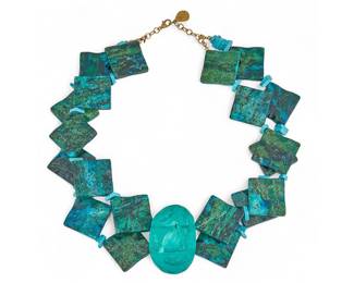 Devon Leigh Chrysocolla Necklace