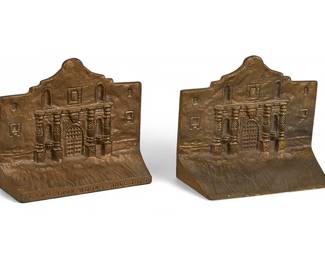 Alamo Iron Works Bronze Bookends