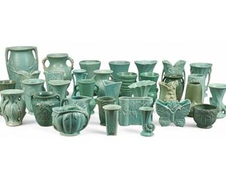 Collection of 34 McCoy Matte Pottery