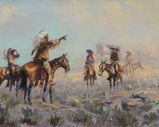 Buck McCain, "The Trail West", 1972
