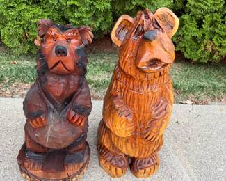 Chainsaw Carved Bears