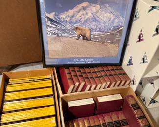 Encyclopedias and National Geographic and more Art