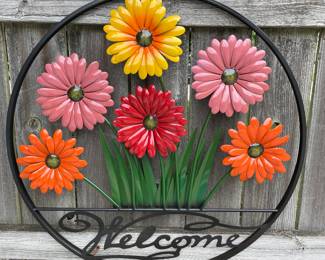 Outdoor wall art