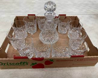 5 Waterford Decantor Glasses