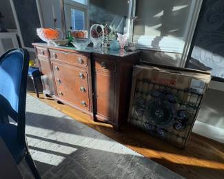 Sideboard, vintage, and antiques