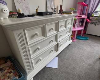 Child dresser and Barbie dreamhouse