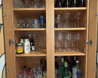 Some of the bar ware