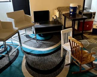 Furniture, rugs and coolers