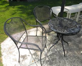 Outdoor bistro set