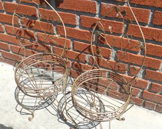 Chair plant holders