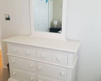 Dresser with mirror