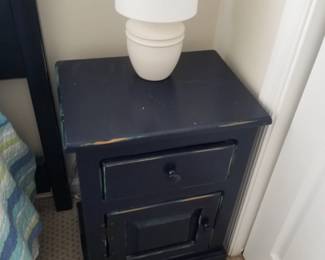 Blue nightstand