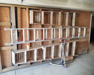 Stepladders & extension ladders; scooters