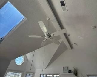 Nearly new Hunter ceiling fan