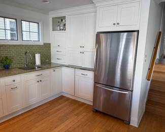 Nice pantry; floating flooring